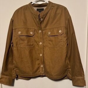 *NEW* Banana Republic Women's Brown Utility Jacket | Medium